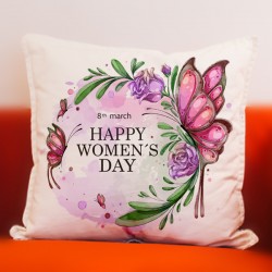 Happy women's day special cushion